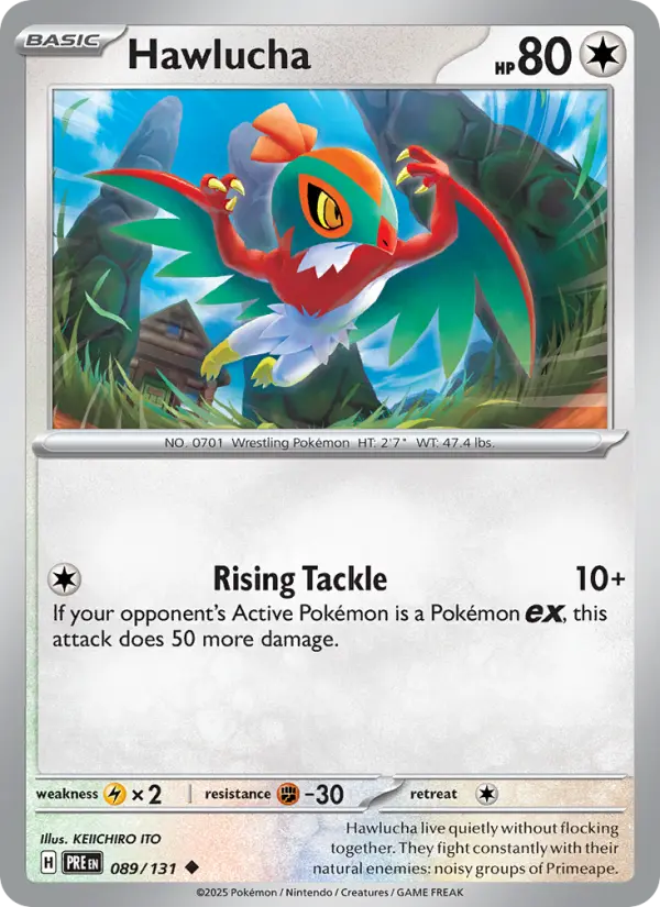 Hawlucha 89 Prismatic Evolutions Pokesingles