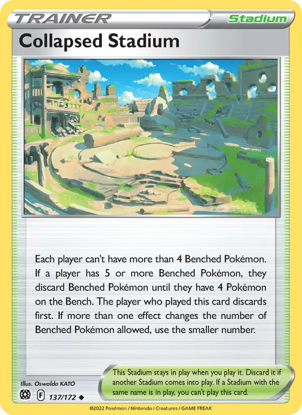 Collapsed Stadium 137 Brilliant Stars Pokesingles