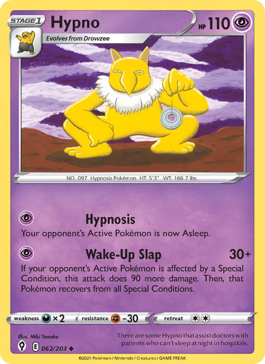 Hypno 62 Evolving Skies Pokesingles