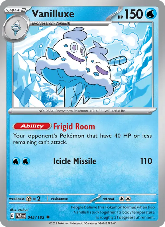 Vanilluxe 45 Paradox Rift Pokesingles