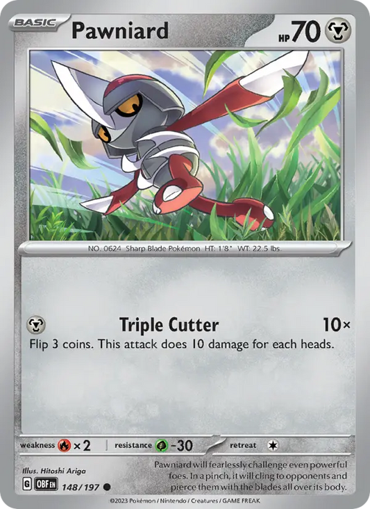 Pawniard 148 Obsidian Flames Pokesingles