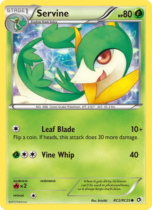 Servine RC2 Legendary Treasures Pokesingles