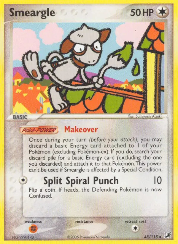 Smeargle 48 Unseen Forces Pokesingles