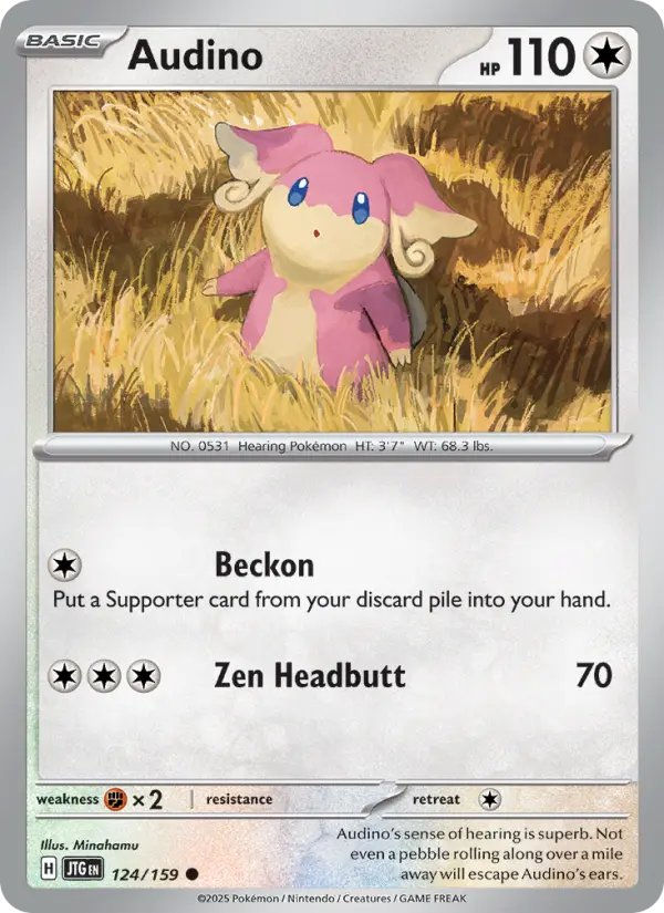 Audino 124 Journey Together Pokesingles