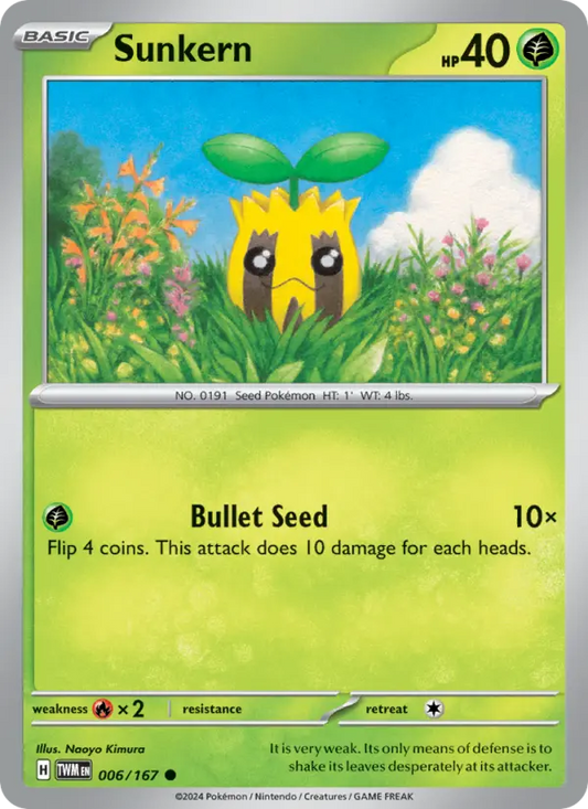 Sunkern 6 Twilight Masquerade Pokesingles