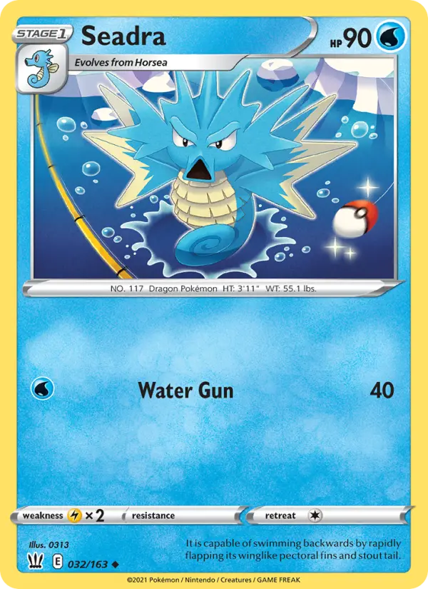 Seadra 32 Battle Styles Pokesingles