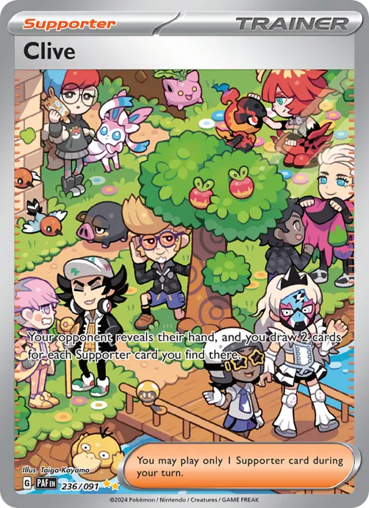 Clive 236 Paldean Fates Pokesingles