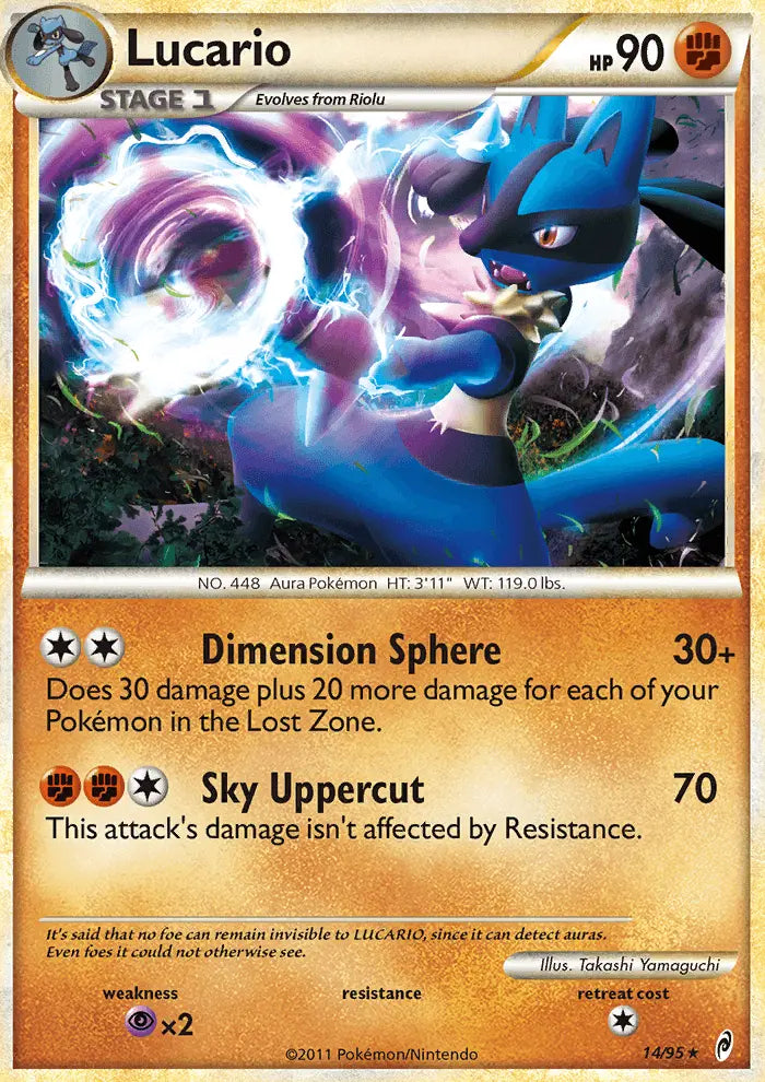 Lucario 14 Call of Legends Pokesingles