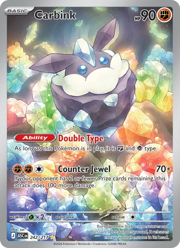 Carbink 242 Ascended Heroes Pokesingles