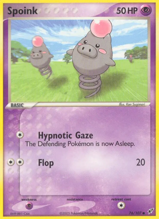 Spoink 76 Deoxys Pokesingles