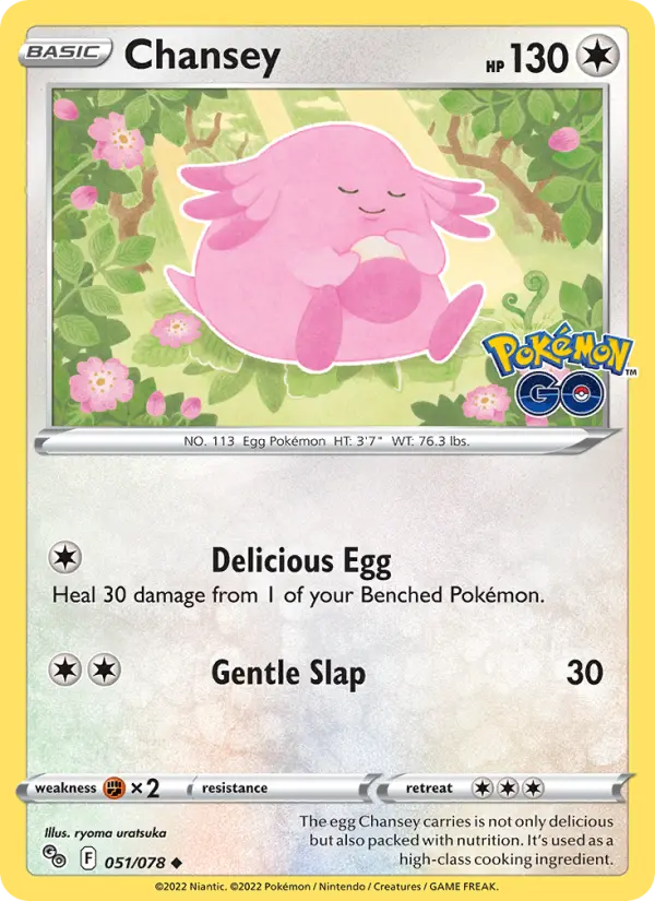 Chansey 51 Pokémon GO Pokesingles