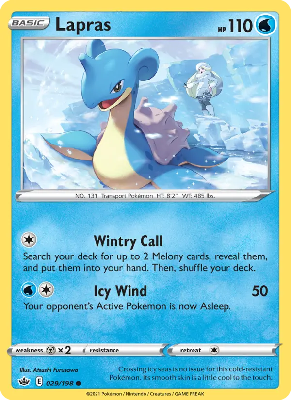 Lapras 29 Chilling Reign Pokesingles