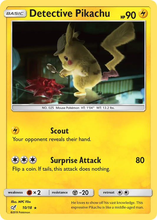 Detective Pikachu 10 Detective Pikachu Pokesingles