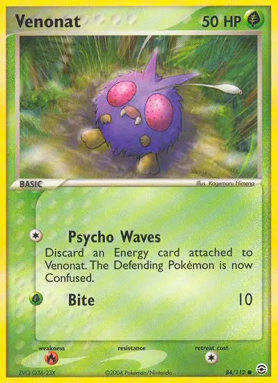 Venonat 84 FireRed & LeafGreen Pokesingles