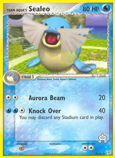 Team Aqua's Sealeo 31 Team Magma vs Team Aqua Pokesingles