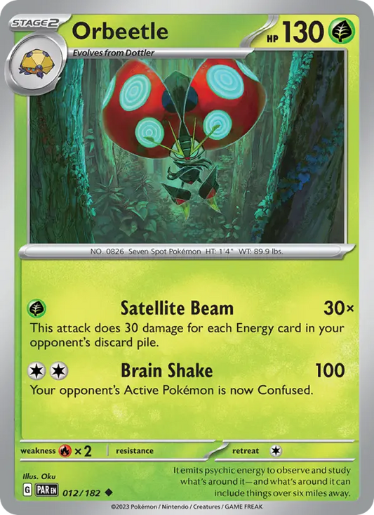Orbeetle 12 Paradox Rift Pokesingles