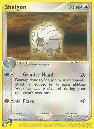 Shelgon 42 Dragon Pokesingles