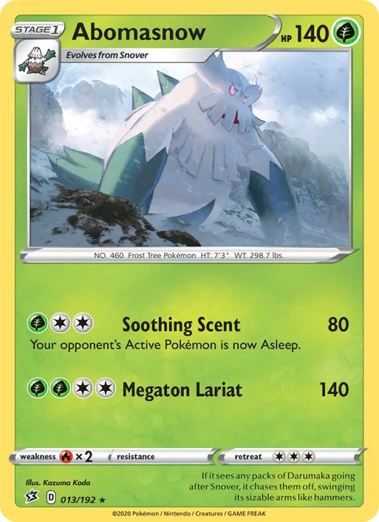 Abomasnow 13 Rebel Clash Pokesingles