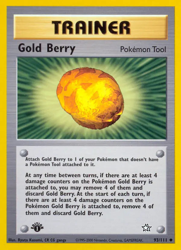 Gold Berry 93 Neo Genesis Pokesingles