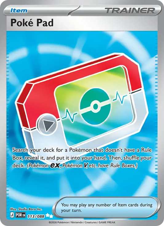 Poké Pad 113 Perfect Order Pokesingles