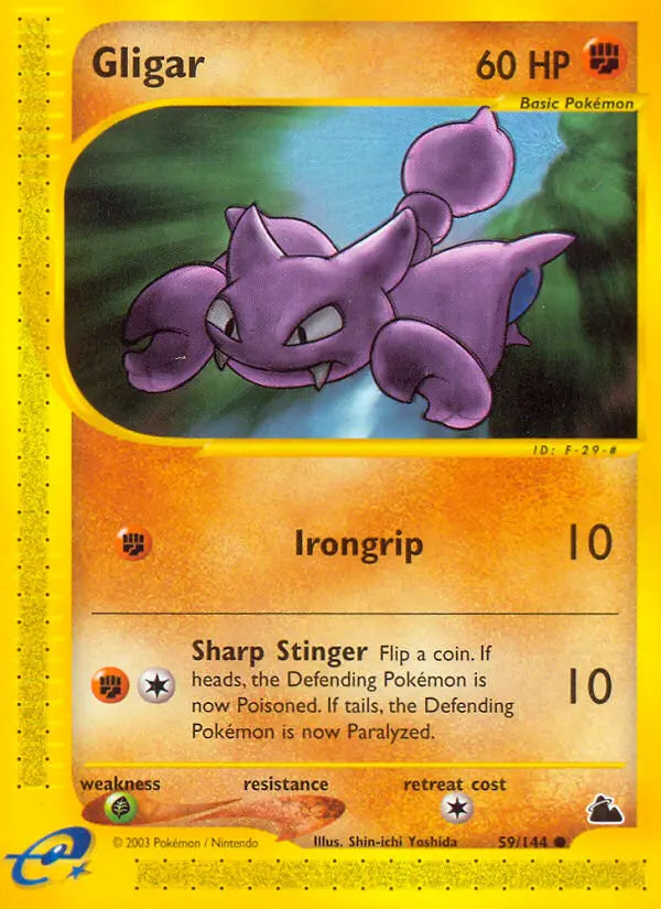 Gligar 59 Skyridge Pokesingles