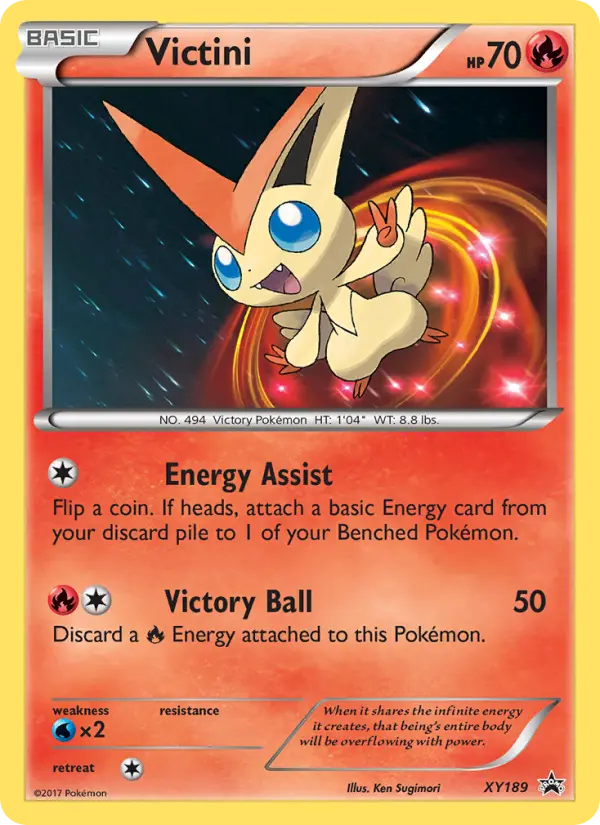 Victini XY189 XY Black Star Promos Pokesingles
