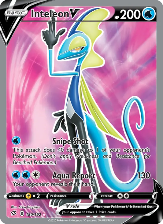 Inteleon V 180 Rebel Clash Pokesingles
