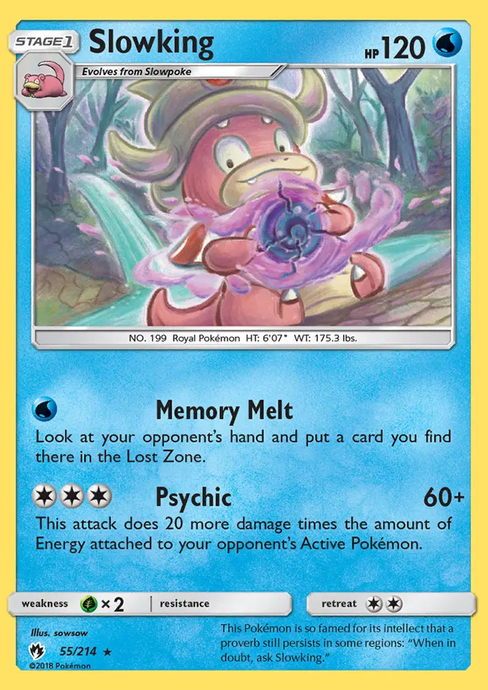 Slowking 55 Lost Thunder Pokesingles