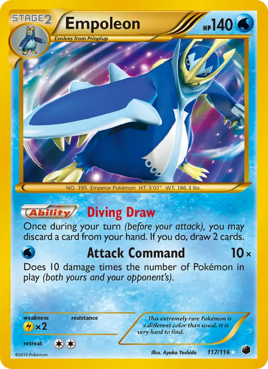 Empoleon 117 Plasma Freeze Pokesingles