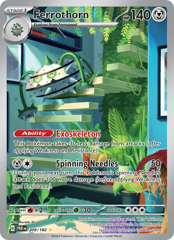 Ferrothorn 209 Paradox Rift Pokesingles