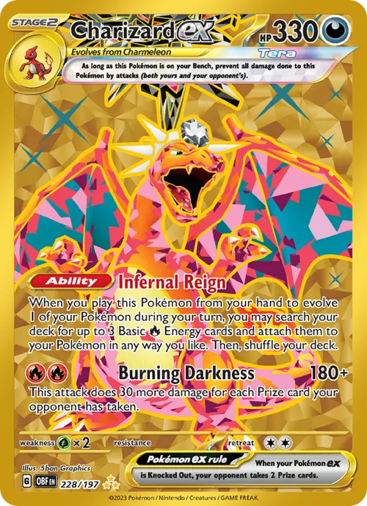 Charizard ex 228 Obsidian Flames Pokesingles