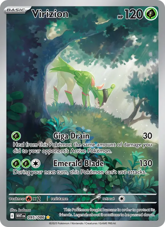 Virizion 95 White Flare Pokesingles
