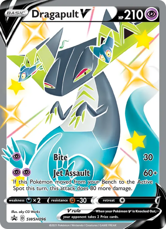 Dragapult V SWSH096 SWSH Black Star Promos Pokesingles