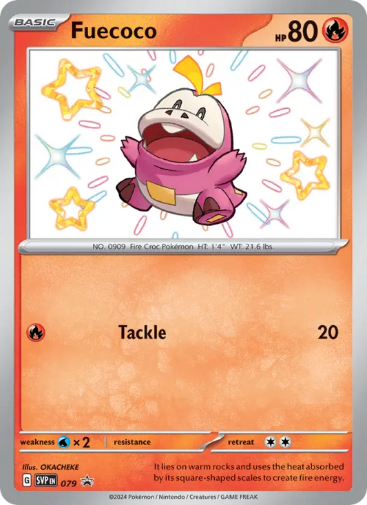 Fuecoco 79 SVP Black Star Promos Pokesingles