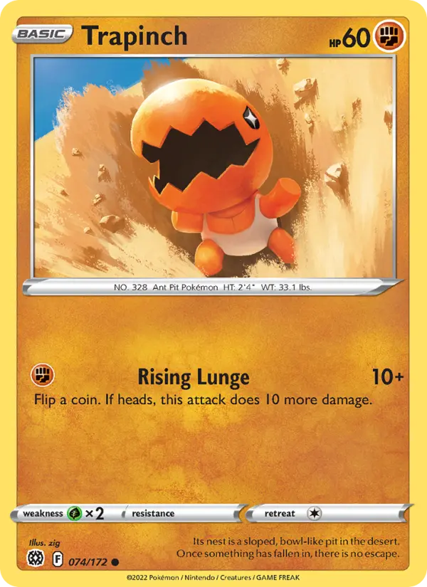 Trapinch 74 Brilliant Stars Pokesingles