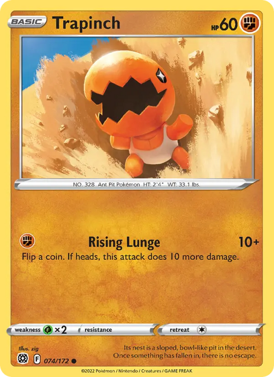 Trapinch 74 Brilliant Stars Pokesingles