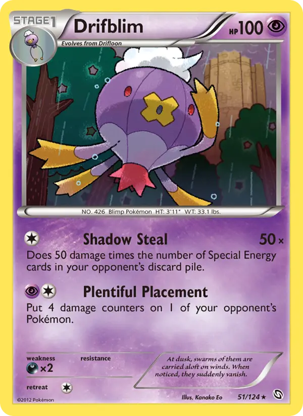Drifblim 51 Dragons Exalted Pokesingles