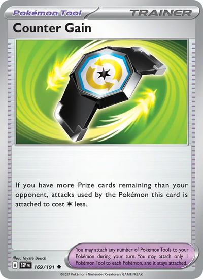 Counter Gain 169 Surging Sparks Pokesingles