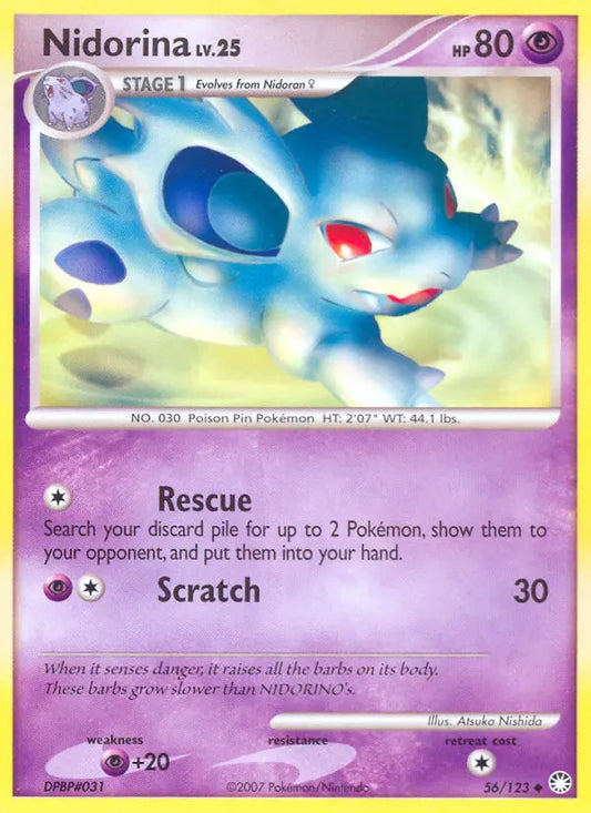 Nidorina 56 Mysterious Treasures Pokesingles