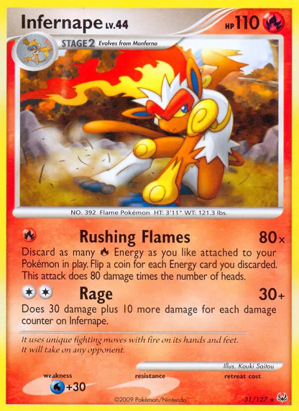 Infernape 31 Platinum Pokesingles