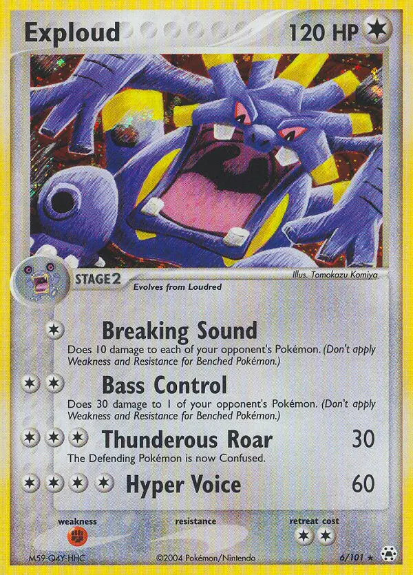 Exploud 6 Hidden Legends Pokesingles