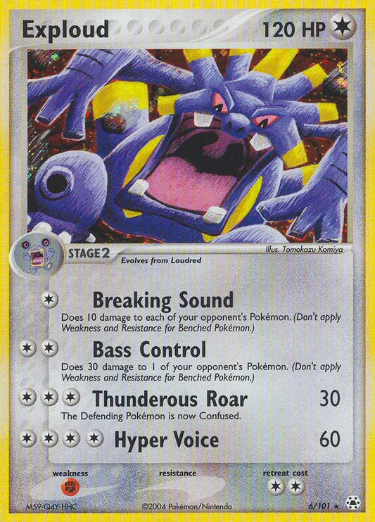 Exploud 6 Hidden Legends Pokesingles