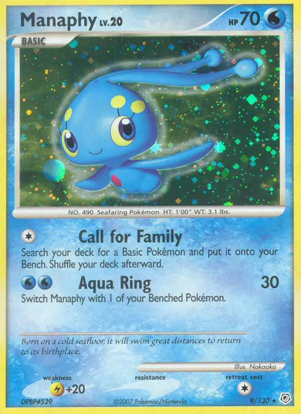 Manaphy 9 Diamond & Pearl Pokesingles
