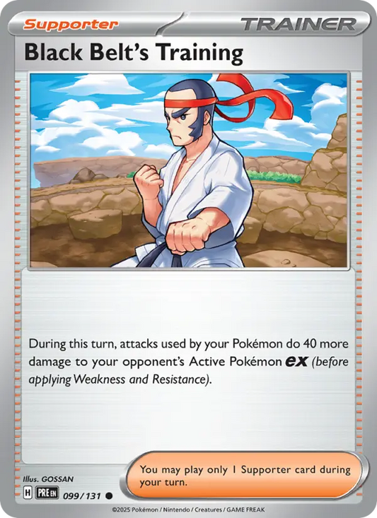 Black Belt's Training 99 Prismatic Evolutions Pokesingles