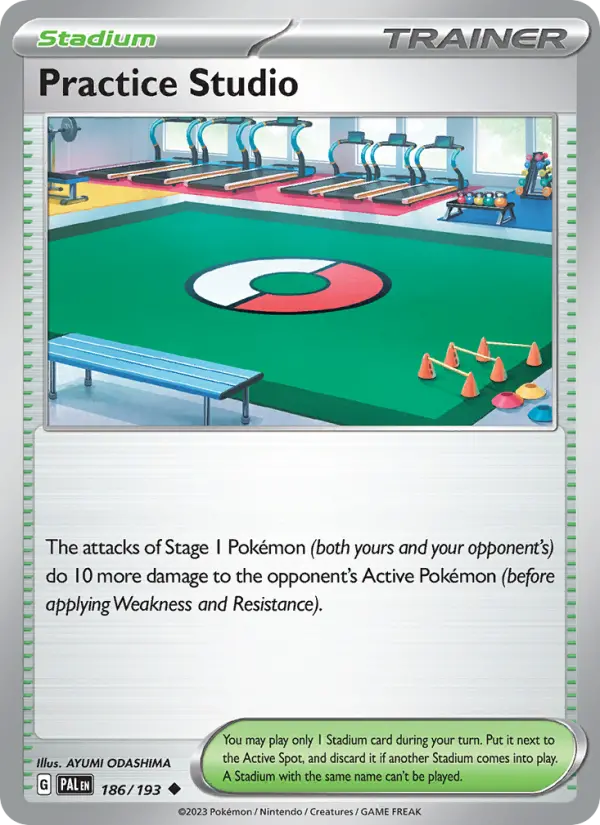 Practice Studio 186 Paldea Evolved Pokesingles