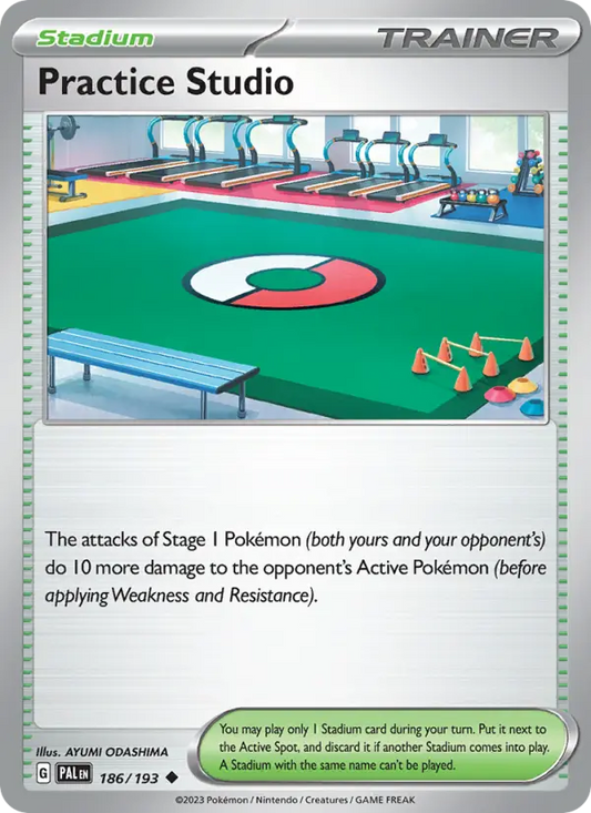 Practice Studio 186 Paldea Evolved Pokesingles