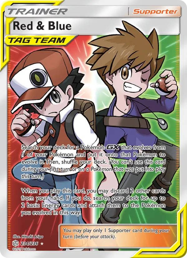 Red & Blue 234 Cosmic Eclipse Pokesingles