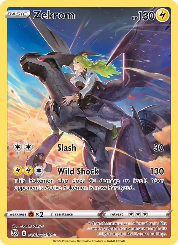 Zekrom TG05 Brilliant Stars Pokesingles