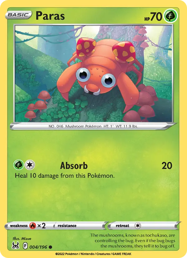 Paras 4 Lost Origin Pokesingles
