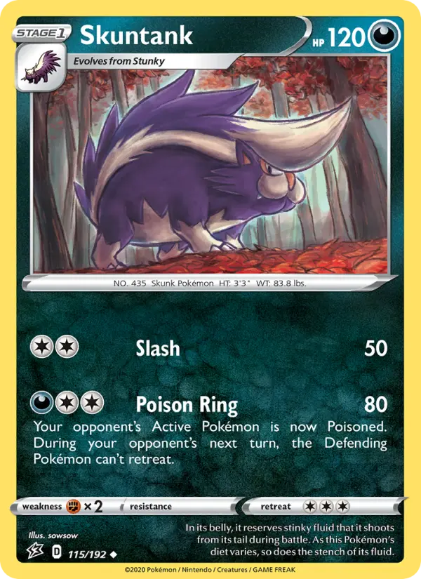 Skuntank 115 Rebel Clash Pokesingles